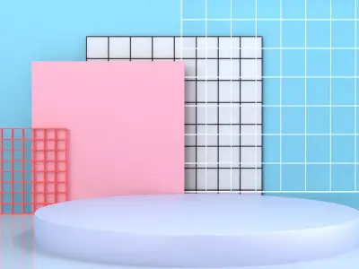 Display Podium 064820082024 3D model