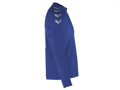 Men Football Long Sleeve Shirt Low-poly 3D model