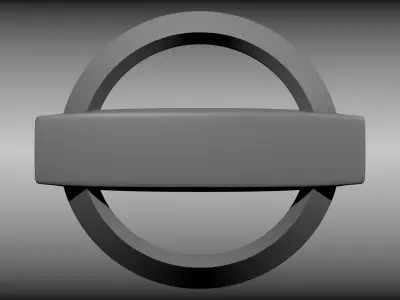 Nissan logo 3D model