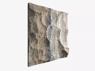 44-RockPanel sandstone wall art 3D model