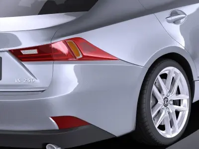 Lexus IS 2016 VRAY 3D model
