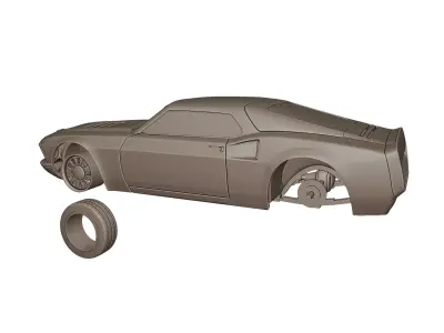 Mach forty 1969 3d print model 3D print model