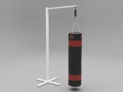 Boxing Sandbag Low-poly 3D model