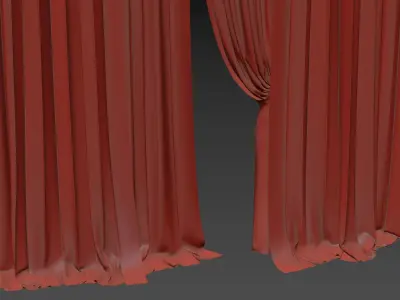 Curtain 15 3D model