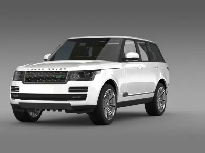 Range Rover Autobiography Black L405 2014 3D model
