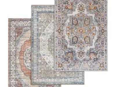 Rug Set 1374 3D model