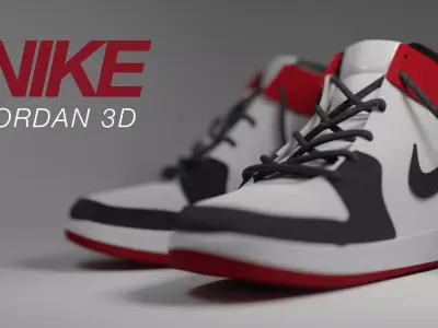 NIKE Jordan 1 Retro High OG Heritage  3D model