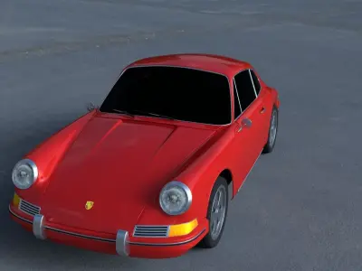 1965 Porsche 911 HDRI 3D model