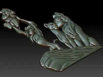 Panno Lion King 3D model