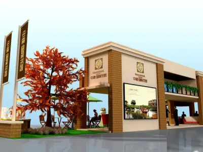 Exhibition - Area - 24X6-3DMAX2009-013 3D model