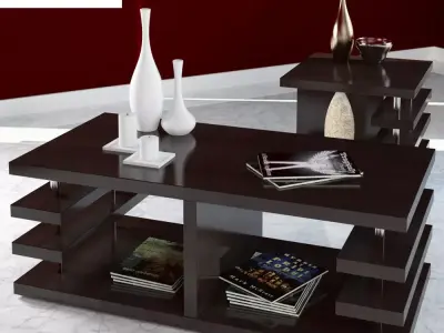 Table wayfair coffee 3D model