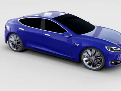 Tesla Model S P85 rev 3D model