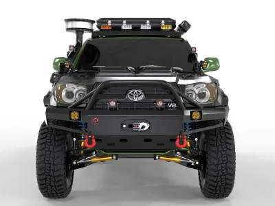 Toyota 4runner 2008 Overland Laminated 3D model