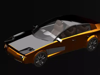 Sporty Compact  3D model