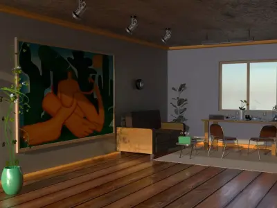 laos Tarsila and The Music 3D model