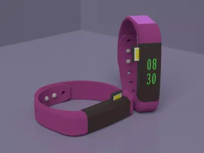  fitness tracker with SIM card  3D model