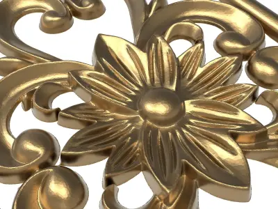  decorative pattern ready for 3D printing 3D model 396