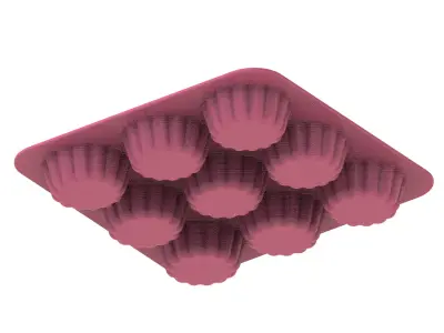 Exquisite Cup Cake Mold 3D print model