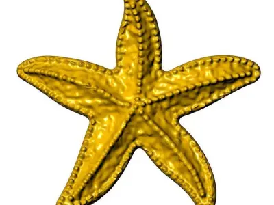 Sea Moon Ornament Elegant  Decorative Piece for Luxury Footwear 3D print model