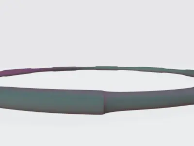 Hula hoop 3D print model