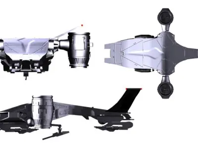 Hunter killer Free 3D model