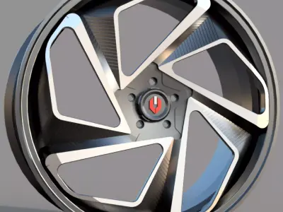 CAR WHEEL 015 3D model
