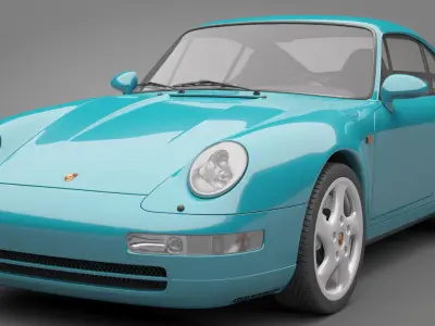 Porsche 911 3D model V2
