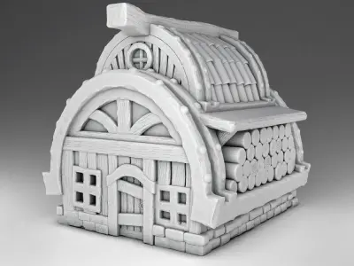 Farm architecture Set Part 1 3D print model