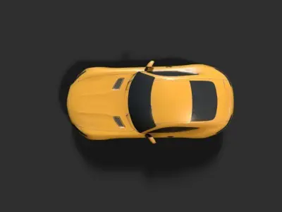Mercedes AMG GT 3D model