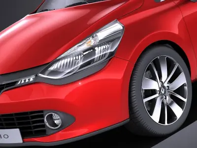 Renault Clio Estate 2015 VRAY 3D model