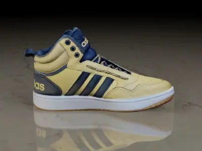 Adidas Hoops 3 Mid Clean Scan 3D model