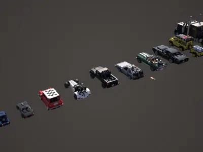 LEGO Car Package 3D model