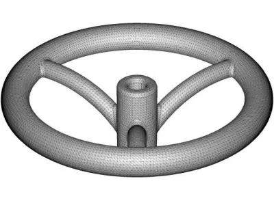 Kids Engineering Steering Wheel 3D print model