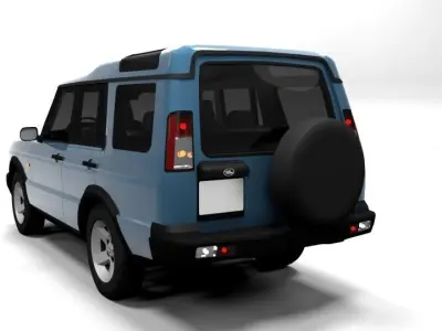 LAND ROVER DISCOVERY 2003 Low-poly 3D model