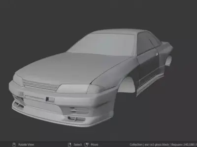 Nissan Skyline R32 GTR 3D model