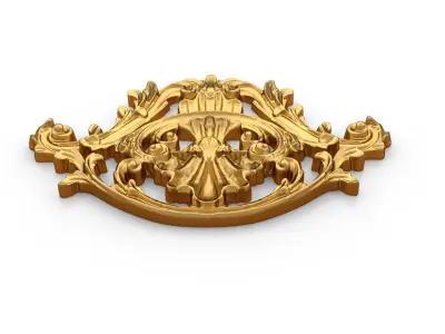 Classic decor ornament 332 3D model