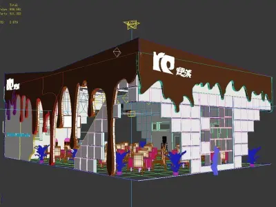 Exhibition - Area - 15X10-3DMAX2009-11 3D model