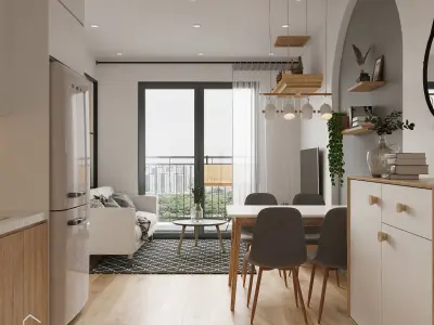 Scandinavian Apartment 3D model