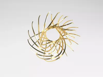 Abstract Shape v2 004 Low-poly 3D model