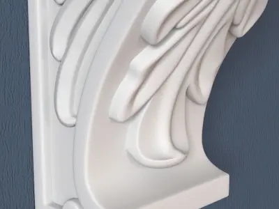 Decorative Corbel 3D model 8