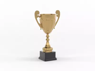 Trophy Cup Collection 3D model 12