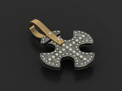 Vintage cross 3D print model