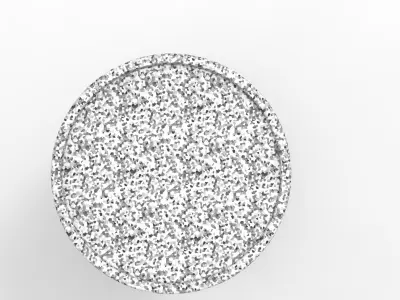 Rosa Side Table  Low-poly 3D model