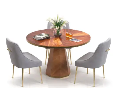 Dining set 04 3D model