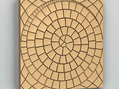 Wall panel 034 3D model