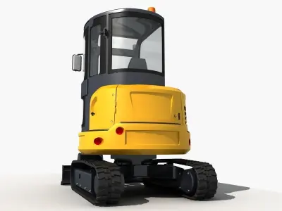 Mini Excavator 3D model