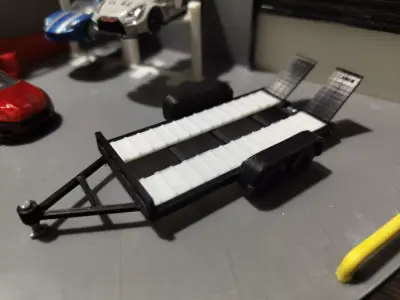 Hotwheels Detailed Car Trailer 3D print model