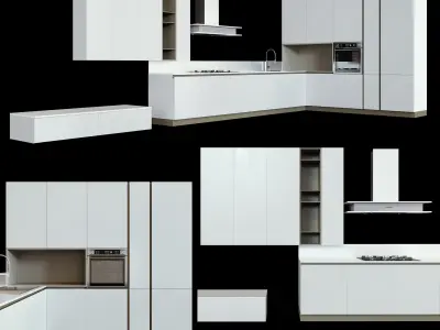 Kitchen Cucine Stosa Infinity Diagonal D3 3D model