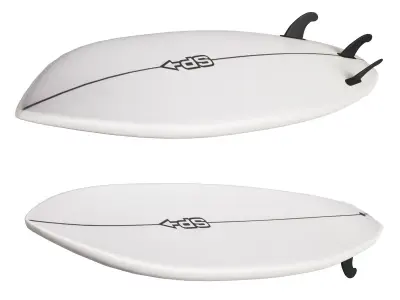Surfboards two 3D model