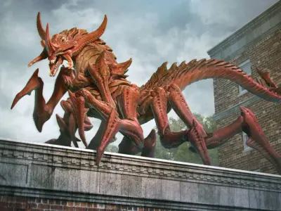 Predatory Creature Design 3D model